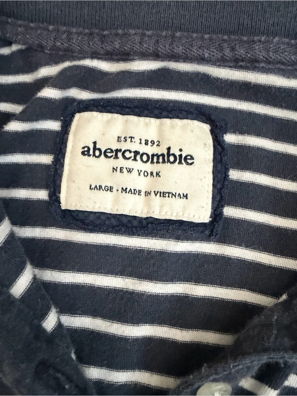 Rare Vintage Y2k Abercrombie and Fitch Polo Shirt - Picture 4 of 4